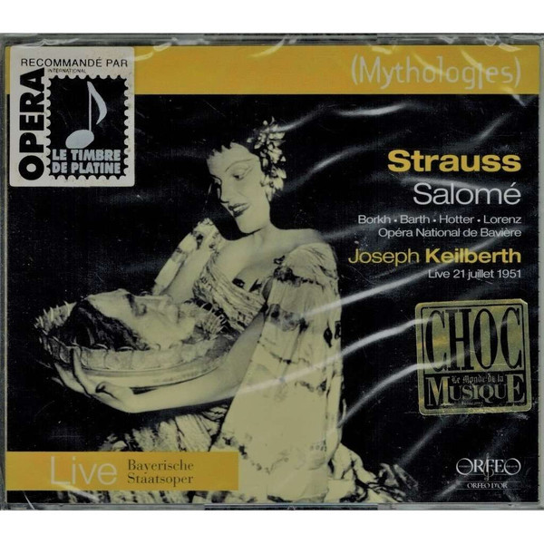 Richard Strauss – Inge Borkh • Irmgard Barth • Hans Hotter • Max Lorenz (2) • Bayerisches Staatsorchester • Joseph Keilberth – Salome (2xCD) (Mint (M)) Richard Strauss – Inge Borkh • Irmgard Barth • Hans Hotter • Max Lorenz (2) • Bayerisches Staatsorchester • Joseph Keilberth – Salome (2xCD) (Mint (M))