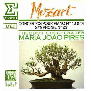 Wolfgang Amadeus Mozart – Theodor Guschlbauer, Maria João Pires – Concertos Pour Piano Nos 13 & 14/Symphonie N.29 (CD) (Mint (M)) Wolfgang Amadeus Mozart – Theodor Guschlbauer, Maria João Pires – Concertos Pour Piano Nos 13 & 14/Symphonie N.29 (CD) (Mint (M))