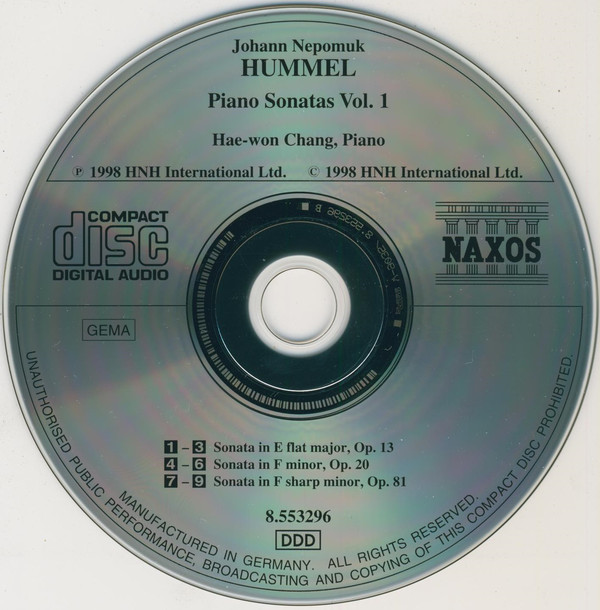 Johann Nepomuk Hummel, Hae-Won Chang-2
