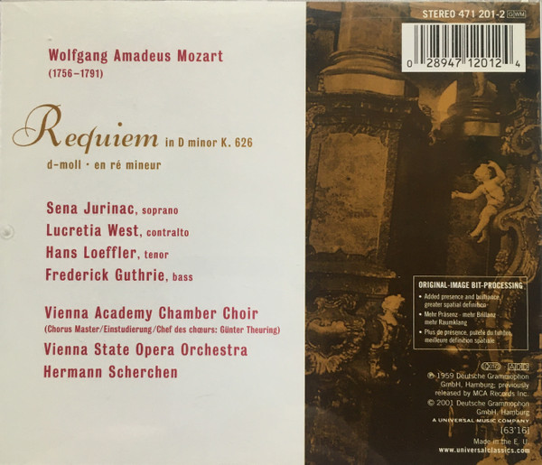 Wolfgang Amadeus Mozart, Sena Jurinac • Lucretia West • Hans Loeffler • Frederick Guthrie, Wiener Akademie Kammerchor, Orchester Der Wiener Staatsoper, Hermann Scherchen-1