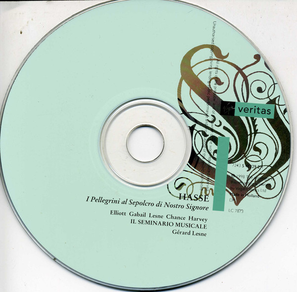 Johann Adolf Hasse - Rachel Elliott, Valérie Gabail, Gérard Lesne, Michael Chance, Peter Harvey, Il Seminario Musicale, Gérard Lesne-1