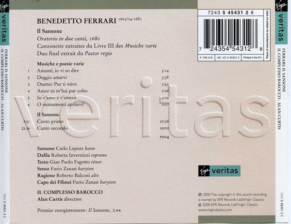 Benedetto Ferrari - Il Complesso Barocco, Alan Curtis (2)-1