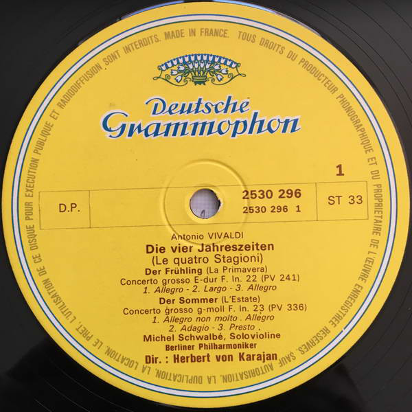 Antonio Vivaldi / Michel Schwalbé • Berliner Philharmoniker • Herbert von Karajan-2