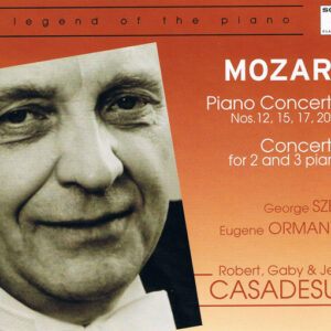 Wolfgang Amadeus Mozart, Robert Casadesus, George Szell, Eugene Ormandy – Robert Casadesus Plays Mozart : Piano Concertos Nos. 12, 15, 17, 20, 24 & Concertos  for 2 and 3 pianos (3xCD) (Mint (M))