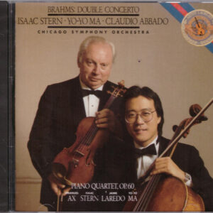 Johannes Brahms, Isaac Stern, Yo-Yo Ma, Claudio Abbado, Chicago Symphony Orchestra, Emanuel Ax, Jaime Laredo – Double Concerto / Piano Quartet, Op. 60 (CD) (Mint (M))