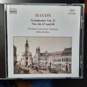Joseph Haydn, Nicolaus Esterházy Sinfonia, Bela Drahos – Symphonies Vol. 21 – Nos. 66, 67 And 68 (CD) (Mint (M)) Joseph Haydn, Nicolaus Esterházy Sinfonia, Bela Drahos – Symphonies Vol. 21 – Nos. 66, 67 And 68 (CD) (Mint (M))