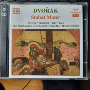 Antonín Dvořák, Christine Brewer ∙ Marietta Simpson ∙ John Aler ∙ Ding Gao, The Washington Chorus And The Washington Orchestra ∙ Robert Shafer (3) – Stabat Mater (2xCD) (Mint (M))