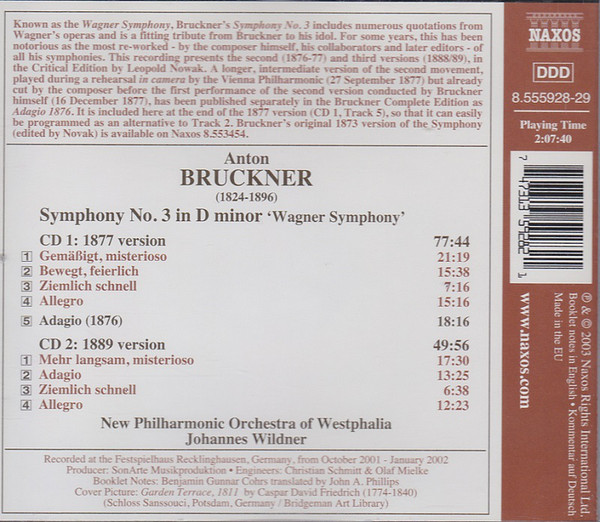 Anton Bruckner, Neue Philharmonie Westfalen, Johannes Wildner-1