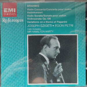 Johannes Brahms – Joseph Szigeti, Egon Petri, Sir Hamilton Harty – Violin Concerto, Violin Sonata, Variations Paganini (CD) (Mint (M)) Johannes Brahms – Joseph Szigeti, Egon Petri, Sir Hamilton Harty – Violin Concerto, Violin Sonata, Variations Paganini (CD) (Mint (M))