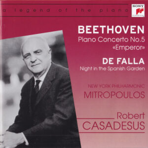 Ludwig van Beethoven / Manuel De Falla, New York Philharmonic, Dimitri Mitropoulos, Robert Casadesus – Piano Concerto No.5 «Emperor» / Night In The Spanish Garden (CD) (Mint (M))