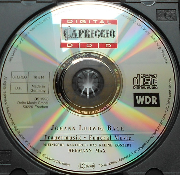 Johann Ludwig Bach, Mária Zádori, Lena Susanne Norin, Guy De Mey, Klaus Mertens, Rheinische Kantorei, Das Kleine Konzert, Hermann Max-2