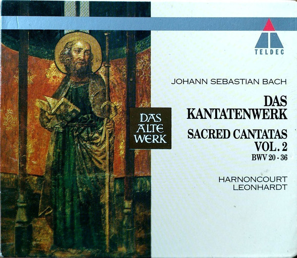 Johann Sebastian Bach, Nikolaus Harnoncourt, Gustav Leonhardt – Das Kantatenwerk. Sacred Cantatas Vol. 2. BWV 20-36 (6xCD) (Mint (M)) Johann Sebastian Bach, Nikolaus Harnoncourt, Gustav Leonhardt – Das Kantatenwerk. Sacred Cantatas Vol. 2. BWV 20-36 (6xCD) (Mint (M))