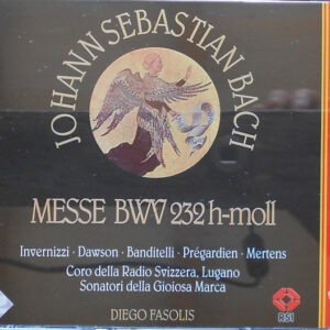 Johann Sebastian Bach, Roberta Invernizzi, Lynne Dawson, Gloria Banditelli, Christoph Prégardien, Klaus Mertens, Coro Della Radio Televisione Della Svizzera Italiana, Sonatori De La Gioiosa Marca, Diego Fasolis – Messe BWV 232 H-Moll (2xCD) (Mint (M)) Johann Sebastian Bach, Roberta Invernizzi, Lynne Dawson, Gloria Banditelli, Christoph Prégardien, Klaus Mertens, Coro Della Radio Televisione Della Svizzera Italiana, Sonatori De La Gioiosa Marca, Diego Fasolis – Messe BWV 232 H-Moll (2xCD) (Mint (M))