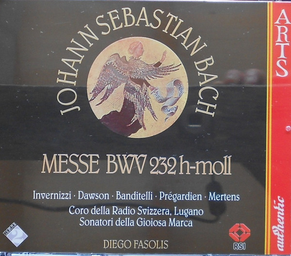 Johann Sebastian Bach, Roberta Invernizzi, Lynne Dawson, Gloria Banditelli, Christoph Prégardien, Klaus Mertens, Coro Della Radio Televisione Della Svizzera Italiana, Sonatori De La Gioiosa Marca, Diego Fasolis – Messe BWV 232 H-Moll (2xCD) (Mint (M)) Johann Sebastian Bach, Roberta Invernizzi, Lynne Dawson, Gloria Banditelli, Christoph Prégardien, Klaus Mertens, Coro Della Radio Televisione Della Svizzera Italiana, Sonatori De La Gioiosa Marca, Diego Fasolis – Messe BWV 232 H-Moll (2xCD) (Mint (M))
