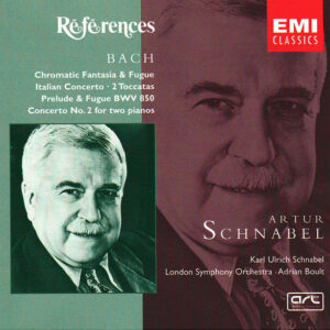 Johann Sebastian Bach, Artur Schnabel, Karl Ulrich Schnabel, London Symphony Orchestra, Sir Adrian Boult – Italian Concerto BWV 971, Toccatas BWV 911 And BWV 912, Concerto No.2 For Two Keyboards BWV 1061 (CD) (Mint (M))