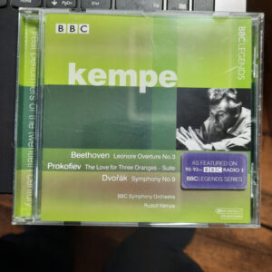 Rudolf Kempe, Ludwig van Beethoven / Sergei Prokofiev / Antonín Dvořák – Leonore Overture No.3 / The Love For Three Oranges – Suite / Symphony No.9 (CD) (Mint (M))