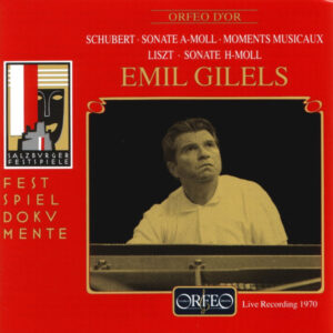 Franz Schubert / Franz Liszt, Emil Gilels – Sonata A-Moll, Moments Musicaux / Sonata H-Moll (CD) (Mint (M)) Franz Schubert / Franz Liszt, Emil Gilels – Sonata A-Moll, Moments Musicaux / Sonata H-Moll (CD) (Mint (M))