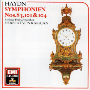 Joseph Haydn, Herbert von Karajan, Berliner Philharmoniker – Symphonies Nos. 83, 101 & 104 (CD) (Mint (M)) Joseph Haydn, Herbert von Karajan, Berliner Philharmoniker – Symphonies Nos. 83, 101 & 104 (CD) (Mint (M))