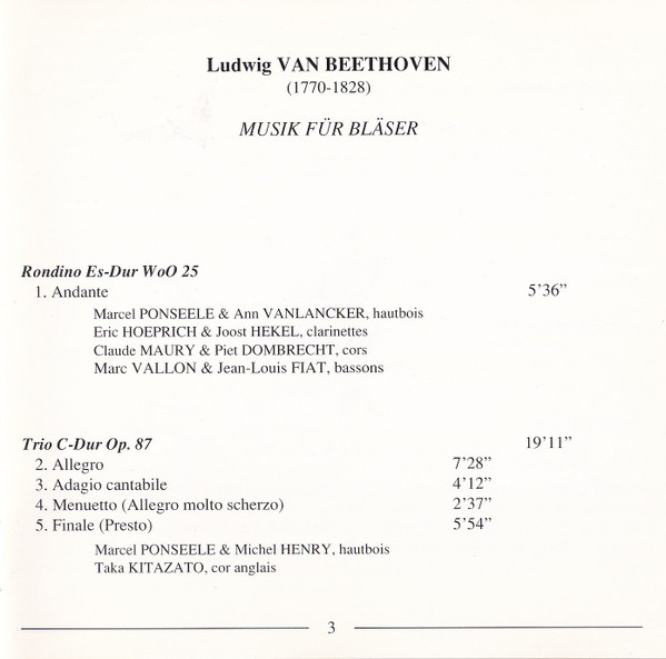 Ludwig van Beethoven - Ricercar Academy, Marcel Ponseele-2