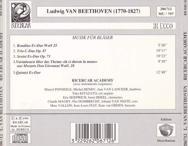 Ludwig van Beethoven - Ricercar Academy, Marcel Ponseele-4