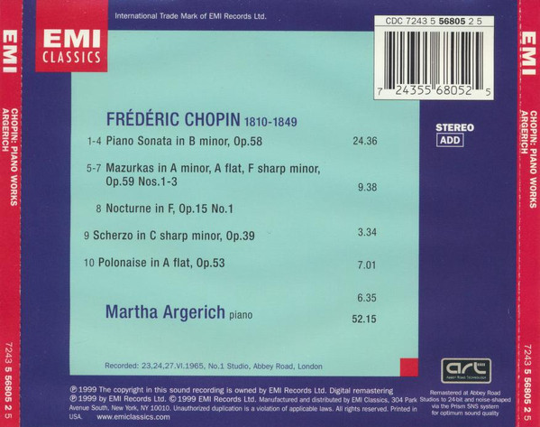 Frédéric Chopin, Martha Argerich-2