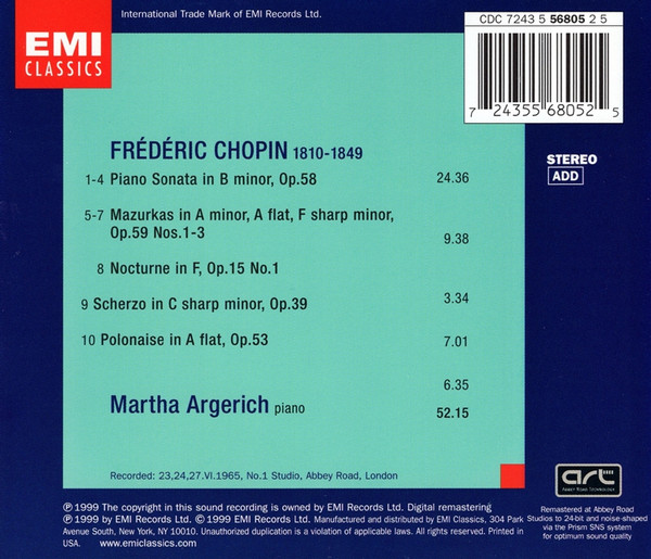 Frédéric Chopin, Martha Argerich-3