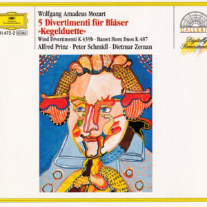 Wolfgang Amadeus Mozart  –  Alfred Prinz, Peter Schmidl, Dietmar Zeman – 5 Divertimenti Für Bläser = Wind Divertimenti K.439b • »Kegelduette« = Basset Horn Duos K.487 (2xCD) (Mint (M))