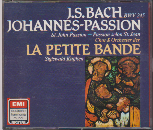 Johann Sebastian Bach, La Petite Bande, Sigiswald Kuijken – Johannes-Passion BWV 245 (2xCD) (Mint (M)) Johann Sebastian Bach, La Petite Bande, Sigiswald Kuijken – Johannes-Passion BWV 245 (2xCD) (Mint (M))