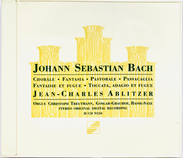 Johann Sebastian Bach, Jean-Charles Ablitzer – Choräle • Fantasia • Pastorale • Passacaglia • Fantaisie Et Fugue • Toccata, Adagio Et Fugue (CD) (Mint (M)) Johann Sebastian Bach, Jean-Charles Ablitzer – Choräle • Fantasia • Pastorale • Passacaglia • Fantaisie Et Fugue • Toccata, Adagio Et Fugue (CD) (Mint (M))
