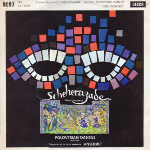 Nikolai Rimsky-Korsakov, Alexander Borodin, L’Orchestre De La Suisse Romande, Ernest Ansermet – Scheherazade, Polovtsian Dances (LP) (Very Good Plus (VG+))