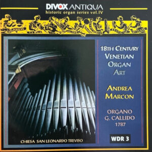 Andrea Marcon – 18th Century Venetian Organ Art (CD) (Mint (M))