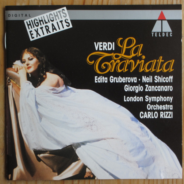 Giuseppe Verdi – Edita Gruberova, Neil Shicoff, Giorgio Zancanaro, London Symphony Orchestra, Carlo Rizzi – La Traviata – Highlights (CD) (Mint (M)) Giuseppe Verdi – Edita Gruberova, Neil Shicoff, Giorgio Zancanaro, London Symphony Orchestra, Carlo Rizzi – La Traviata – Highlights (CD) (Mint (M))