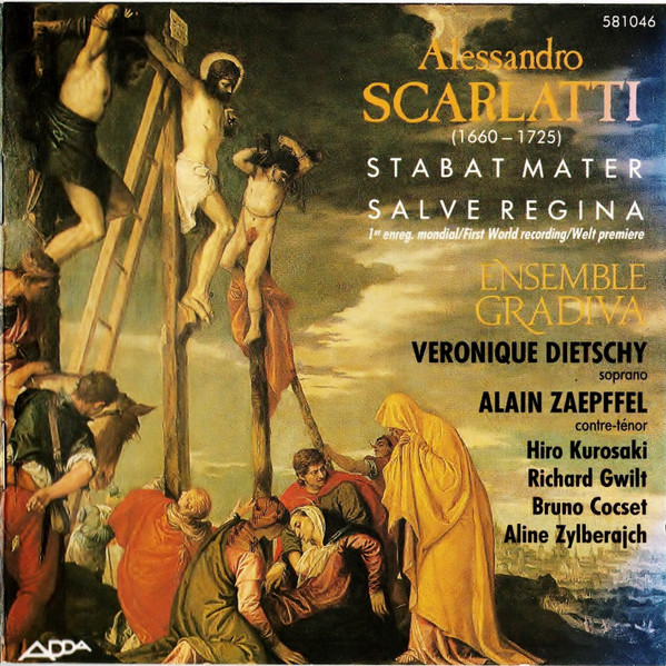 Alessandro Scarlatti – Ensemble Gradiva – Stabat Mater / Salve Regina (CD) (Near Mint (NM or M-)) Alessandro Scarlatti – Ensemble Gradiva – Stabat Mater / Salve Regina (CD) (Near Mint (NM or M-))