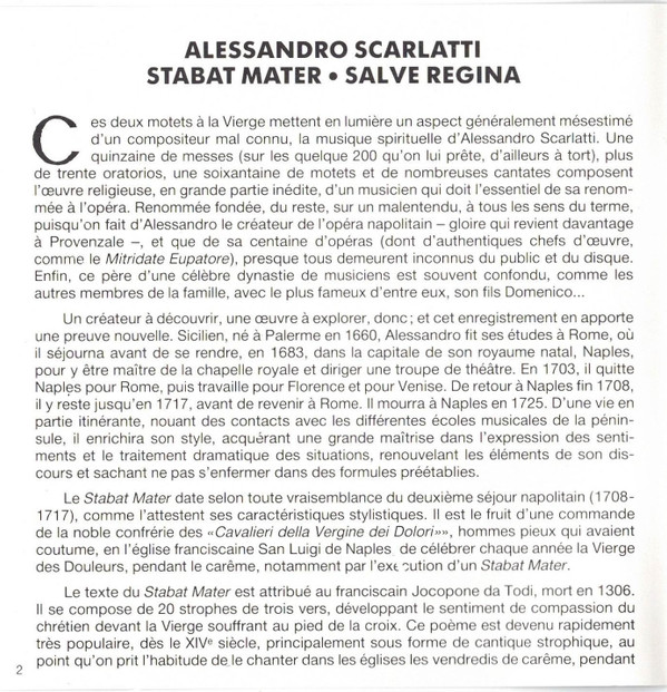 Alessandro Scarlatti - Ensemble Gradiva-4