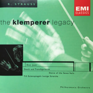 Richard Strauss – Otto Klemperer, Philharmonia Orchestra – Don Juan / Death And Transfiguration / Dance Of The Seven Veils / Till Eulenspiegel  (CD) (Mint (M))