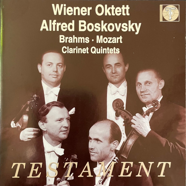 Brahms* / Mozart* – Alfred Boskovsky, Wiener Oktett – Clarinet Quintets (CD) (Mint (M)) Brahms* / Mozart* – Alfred Boskovsky, Wiener Oktett – Clarinet Quintets (CD) (Mint (M))