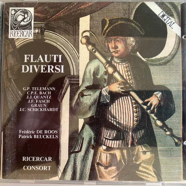 Frédéric de Roos, Patrick Beuckels, Ricercar Consort, Georg Philipp Telemann, Carl Philipp Emanuel Bach, Johann Joachim Quantz, Johann Friedrich Fasch, Carl Heinrich Graun, Johann Christian Schickhardt-1