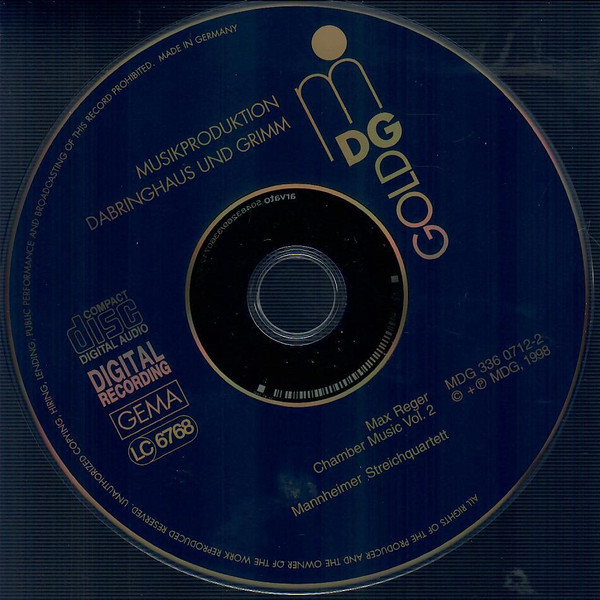Max Reger, Mannheimer Streichquartett-4