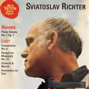 Sviatoslav Richter, Johannes Brahms / Franz Liszt – Piano Sonata No. 1 Op. 1 – Consolation No. 6 – Hungarian Rhapsody No. 17 – Scherzo & March – Harmonies Du Soir (CD) (Mint (M))