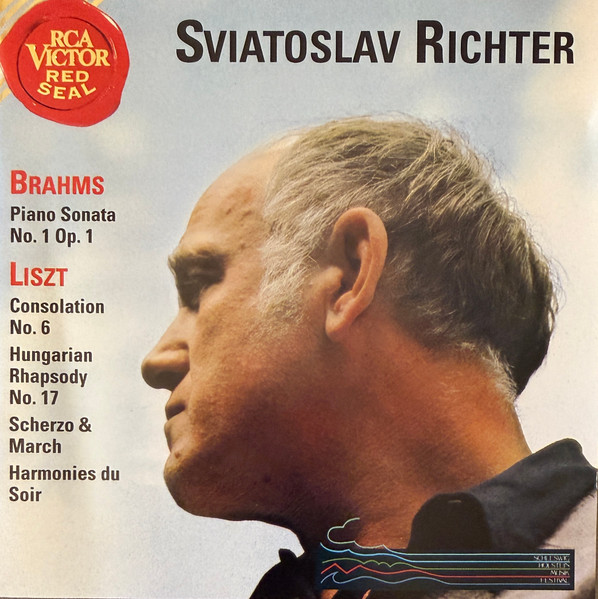 Sviatoslav Richter, Johannes Brahms / Franz Liszt – Piano Sonata No. 1 Op. 1 – Consolation No. 6 – Hungarian Rhapsody No. 17 – Scherzo & March – Harmonies Du Soir (CD) (Mint (M)) Sviatoslav Richter, Johannes Brahms / Franz Liszt – Piano Sonata No. 1 Op. 1 – Consolation No. 6 – Hungarian Rhapsody No. 17 – Scherzo & March – Harmonies Du Soir (CD) (Mint (M))