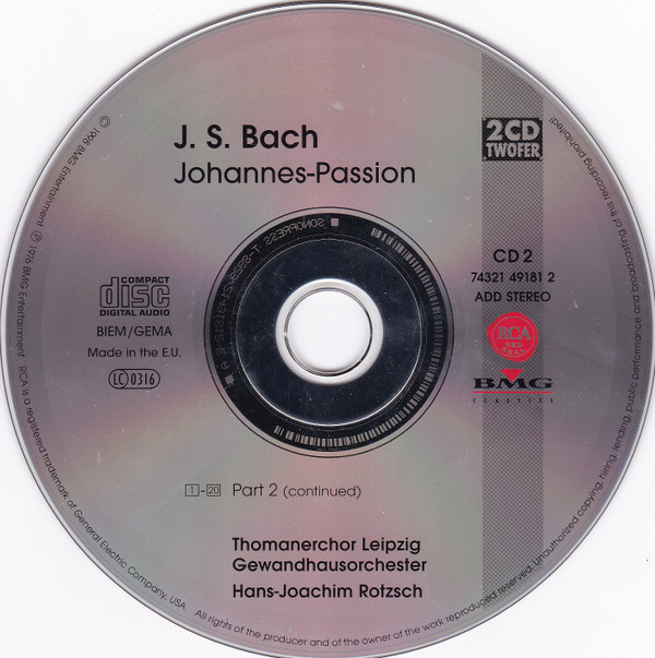 Hans-Joachim Rotzsch, Mitglieder des Thomanerchores Leipzig-3
