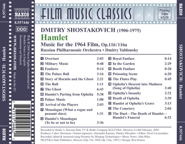 Dmitri Shostakovich, Russian Philharmonic Orchestra, Dmitry Yablonsky-1