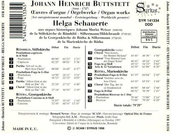 Johann Heinrich Buttstett / Helga Schauerte-1