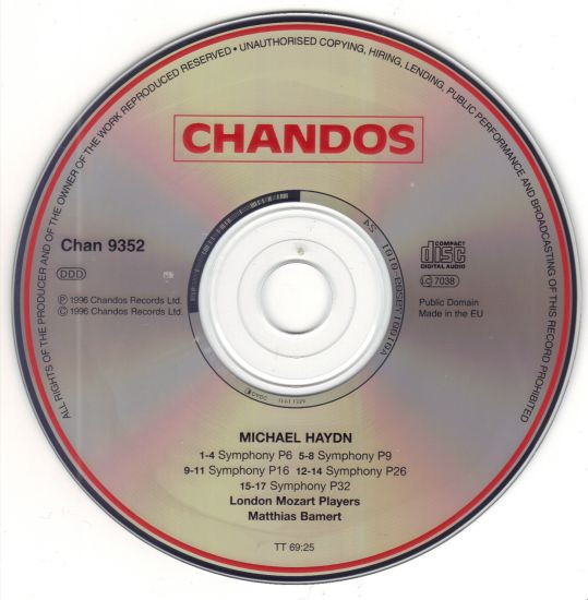 Michael Haydn, London Mozart Players, Matthias Bamert-1