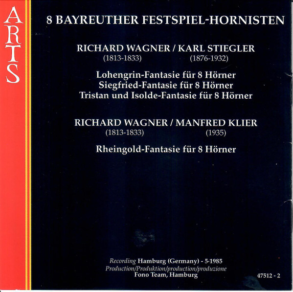Richard Wagner, Karl Stiegler, Manfred Klier - Bayreuther Festspielhornisten-2