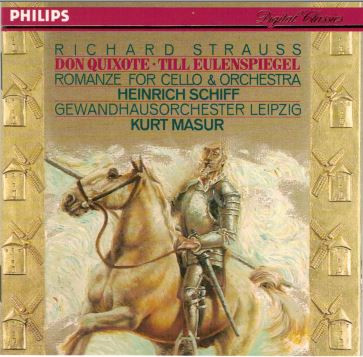 Richard Strauss, Kurt Masur, Gewandhausorchester Leipzig – Don Quixote – Till Eugenspiegel (CD) (Mint (M)) Richard Strauss, Kurt Masur, Gewandhausorchester Leipzig – Don Quixote – Till Eugenspiegel (CD) (Mint (M))