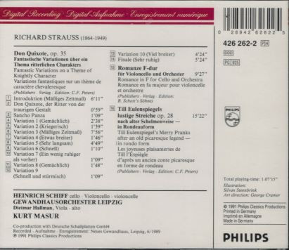 Richard Strauss, Kurt Masur, Gewandhausorchester Leipzig-1