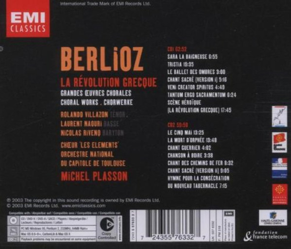 Hector Berlioz - Rolando Villazón, Laurent Naouri, Nicolas Rivenq, Choeur "Les Eléments", Orchestre National Du Capitole De Toulouse, Michel Plasson-1