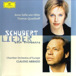 Franz Schubert, Anne Sofie von Otter, Thomas Quasthoff, The Chamber Orchestra Of Europe, Claudio Abbado – Schubert Lieder (With Orchestra) (CD) (Mint (M)) Franz Schubert, Anne Sofie von Otter, Thomas Quasthoff, The Chamber Orchestra Of Europe, Claudio Abbado – Schubert Lieder (With Orchestra) (CD) (Mint (M))