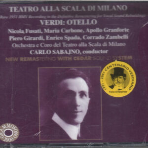 Carlo Sabajno, Nicola Fusati, Maria Carbone, Apollo Granforte, Piero Girardi, Enrico Spada, Corrado Zambelli – Giuseppe Verdi: Otello  (2xCD) (Mint (M))